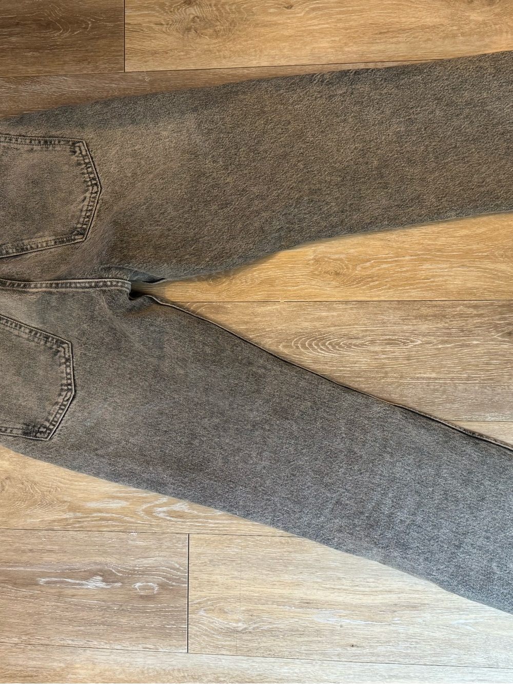 Zara Gray Washed Boyfriend Jeans - Picture 4 of 5